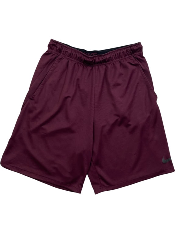 Nike Dri-FIT Sports Shorts Logo Burgundy Men’s M