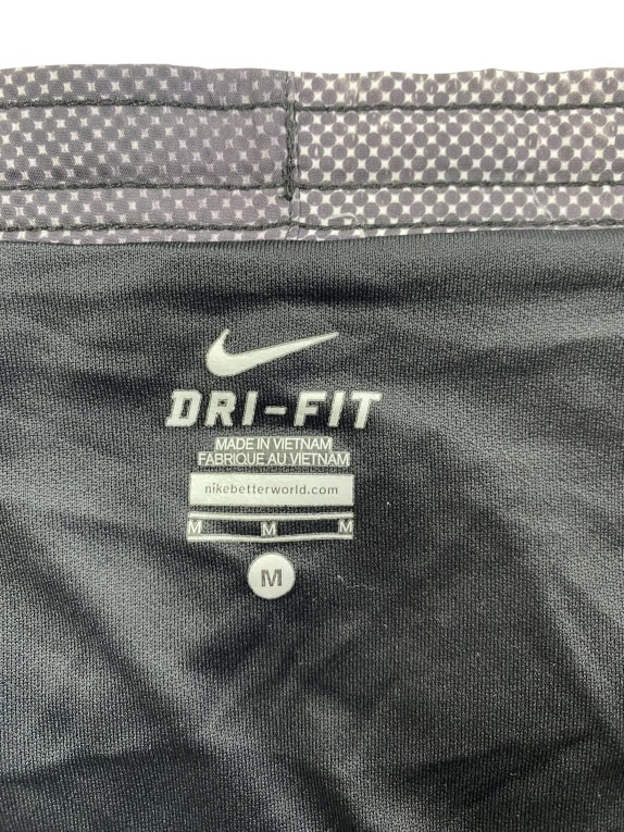 Nike Dri-FIT Athletic Shorts Performance Pattern Logo Black-White Women’s M