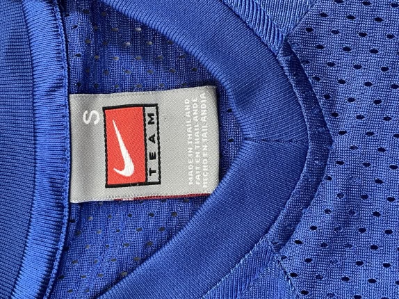 2000s NIKE JERSEY GRAPHIC BLUE MEN PRE OWNED XS