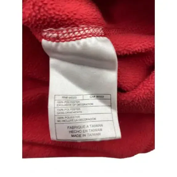 Nike Fleece Quarter-Zip Vintage Logo Κόκκινο Unisex L