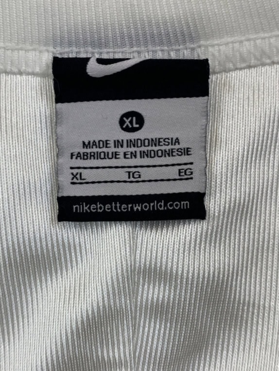 NIKE FOOTBALL JERSEY SPORTSWEAR BIANCO UOMO PRE OWNED XL