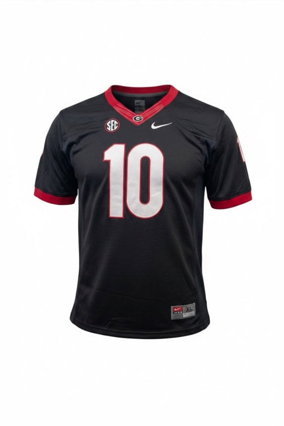 NIKE FOOTBALL JERSEY SPORTSWEAR BLACK MENS PRE OWNED XL
