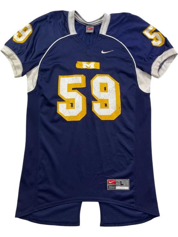 NIKE FOOTBALL JERSEY SPORTSWEAR ΜΠΛΕ ΑΝΤΡΙΚΟ PRE OWNED L