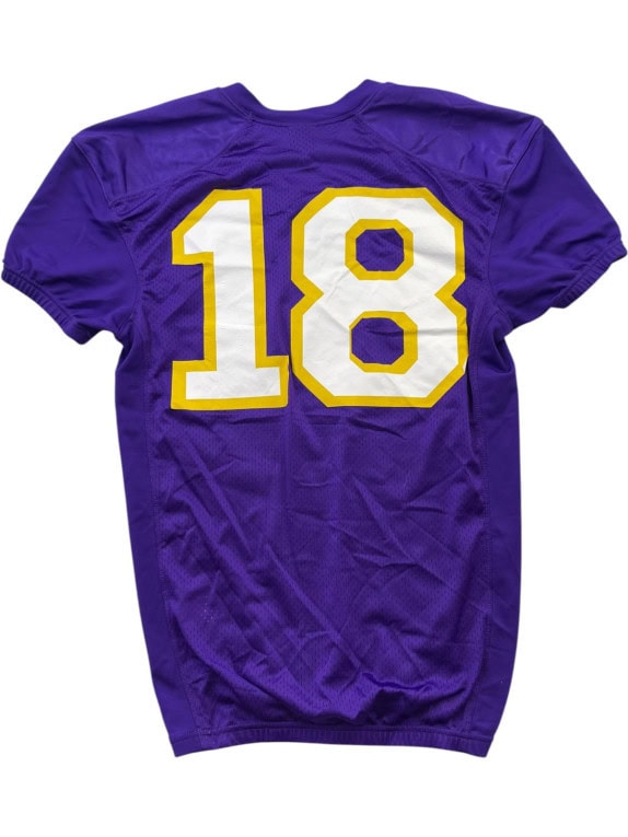 NIKE FOOTBALL JERSEY SPORTSWEAR PURPLE MENS PRE OWNED M