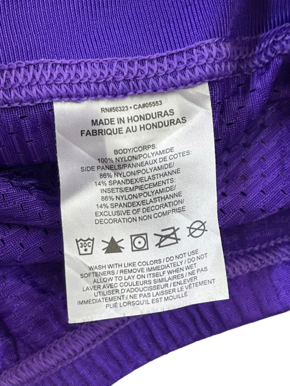 NIKE FOOTBALL JERSEY SPORTSWEAR PURPLE MENS PRE OWNED M