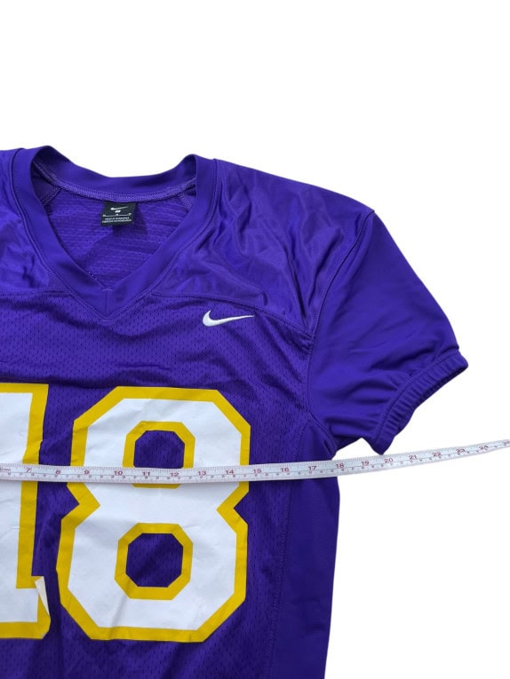 NIKE FOOTBALL JERSEY SPORTSWEAR PURPLE MENS PRE OWNED M