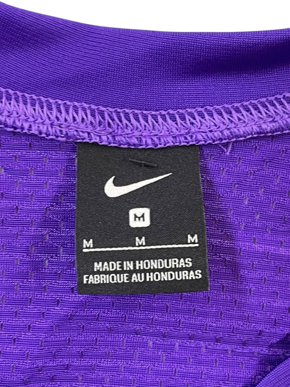 NIKE FOOTBALL JERSEY SPORTSWEAR PURPLE MENS PRE OWNED M
