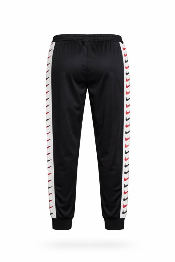 NIKE TRACK PANTS ATHLETIC BLACK MEN PRE OWNED XL