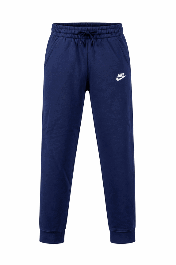 NIKE TRACK PANTS SPORTSWEAR NAVY MEN PRE OWNED S