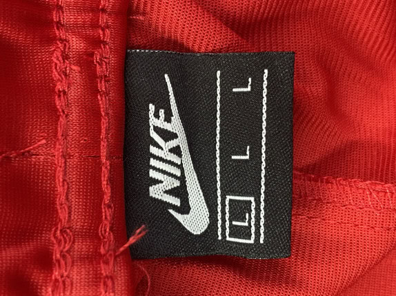 NIKE PANTALONI JOGGER STREETWEAR ROSSO UOMO PRE OWNED L