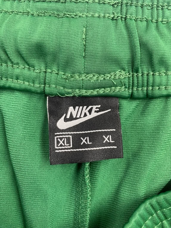 NIKE Pantaloni tuta AIR con logo sul lato verdi da uomo XL