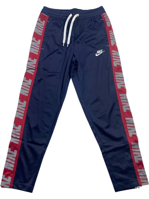 Nike Φόρμα Παντελόνι Αθλητικό Μπλε με Κόκκινες Λωρίδες Ανδρικό S