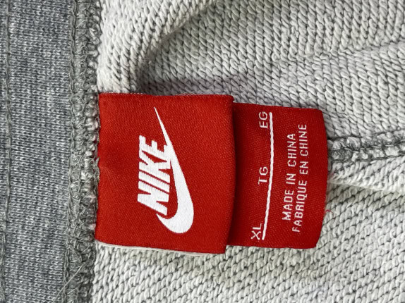 NIKE ΦΟΡΜΑ ΠΑΝΤΕΛΟΝΙ ΜΕ ΤΖΟΓΚΕΡ ΓΚΡΙ ΑΝΤΡΙΚΟ PRE OWNED XL