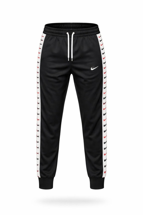 NIKE PANTALONI TUTA STREETWEAR NERO UOMO PRE OWNED L
