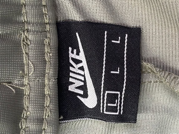 NIKE TRACK JOGGERS STREETWEAR OLIVA UOMO PRE OWNED L