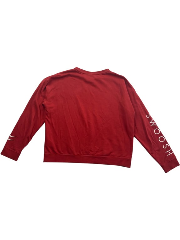 NIKE Φούτερ Crewneck Casual Swoosh Κόκκινο Unisex XL