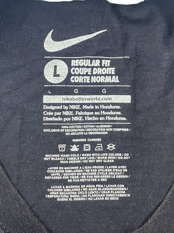 NIKE G GRAPHIC TEE MINIMAL NAVY ΑΝΤΡΙΚΟ PRE OWNED L