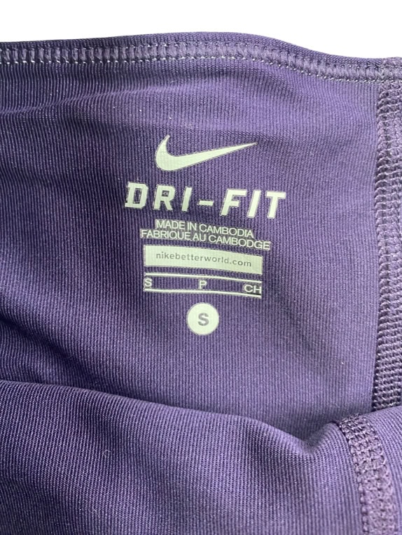 Nike Γκρι Αθλητικό Σορτς με Εσωτερικό Κολάν Dri-FIT Γυναικείο S