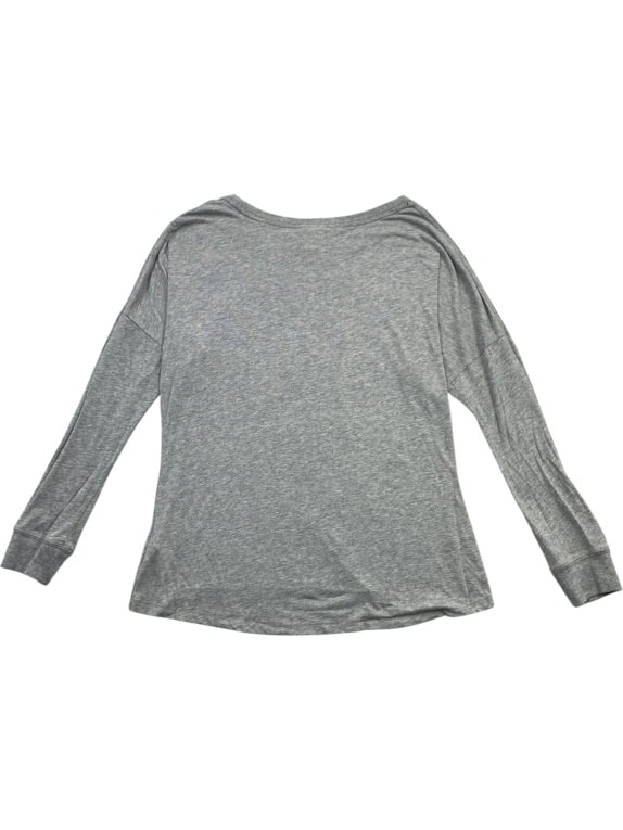 Nike Grey Long Sleeve Logo T-Shirt Women’s M