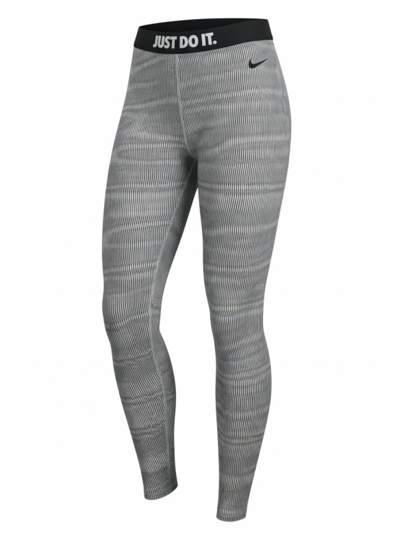 Nike Grey Striped Leggings Women’s S