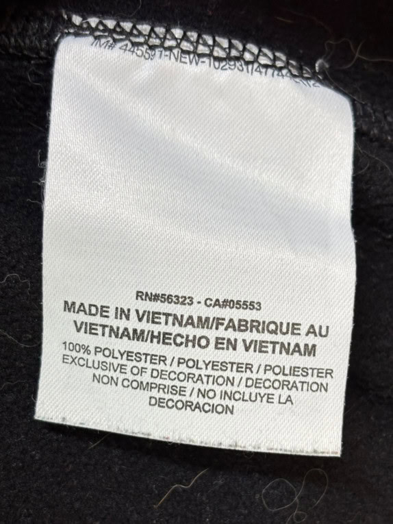 NIKE GOLF ΖΑΚΕΤΑ ZIP SPORTSWEAR ΜΑΥΡΟ ΑΝΤΡΙΚΟ PRE OWNED L