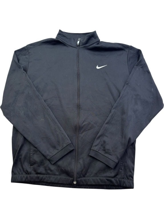 NIKE GOLF ΖΑΚΕΤΑ ZIP SPORTSWEAR ΜΑΥΡΟ ΑΝΤΡΙΚΟ PRE OWNED L