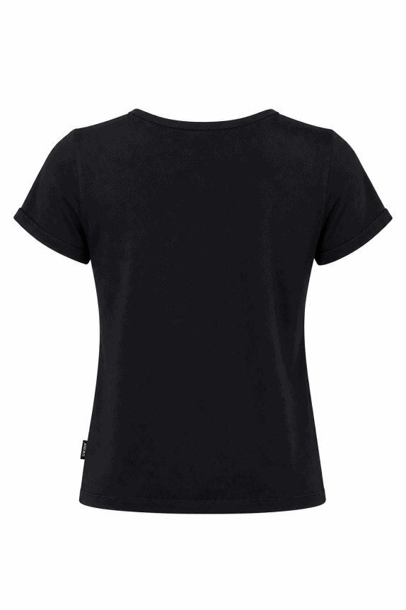 2000s NIKE GRAPHIC TEE MINIMAL BLACK WOMEN PRE OWNED S