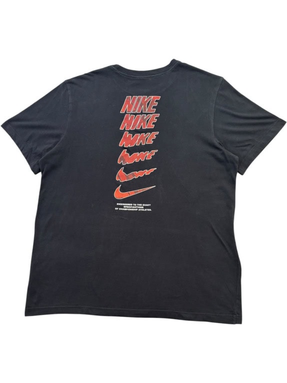 NIKE ΓΡΑΦΙΚΟ T SHIRT STREETWEAR ΜΑΥΡΟ ΑΝΤΡΙΚΟ PRE OWNED L