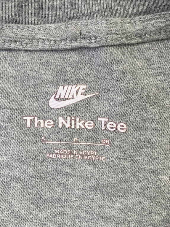 NIKE GRAHIC TEE ΜΙΝΙΜΑΛ ΓΚΡΙ ΑΝΤΡΙΚΟ PRE OWNED S