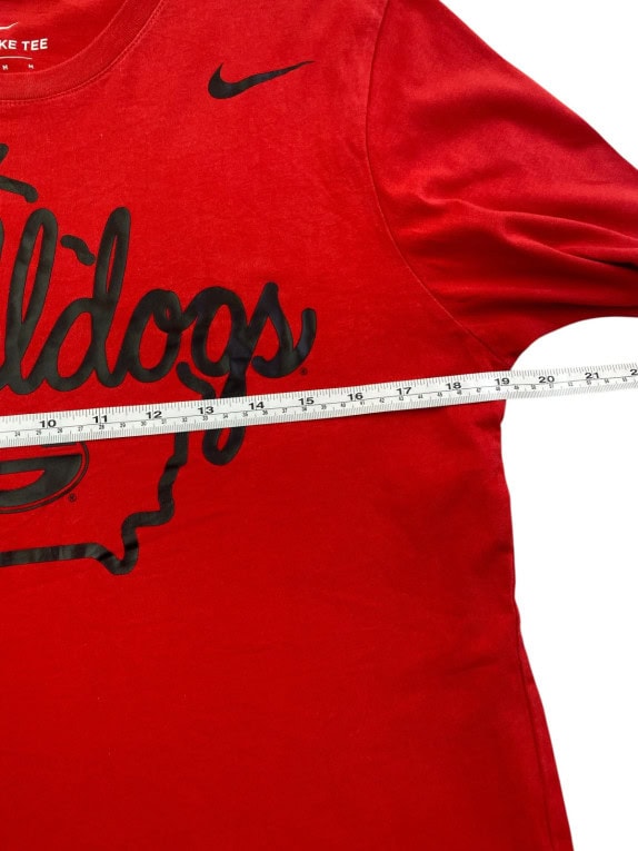 NIKE GRAPHIC TEE ATHLETIC ROSSO UOMO PRE OWNED M