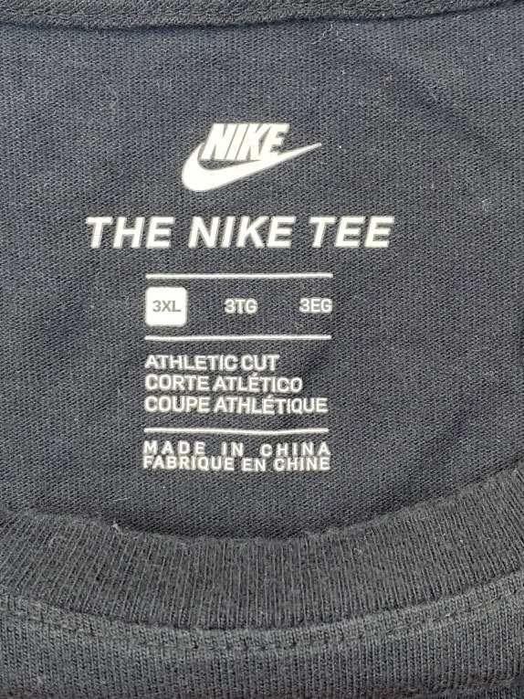 NIKE GRAPHIC TEE ATHLETIC BLACK ΑΝΤΡΙΚΟ PRE OWNED 3XL