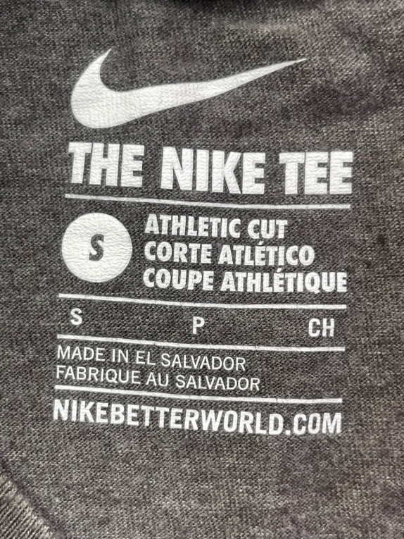 NIKE GRAPHIC TEE ATHLETIC CHARCOAL ΑΝΤΡΙΚΟ PRE OWNED S