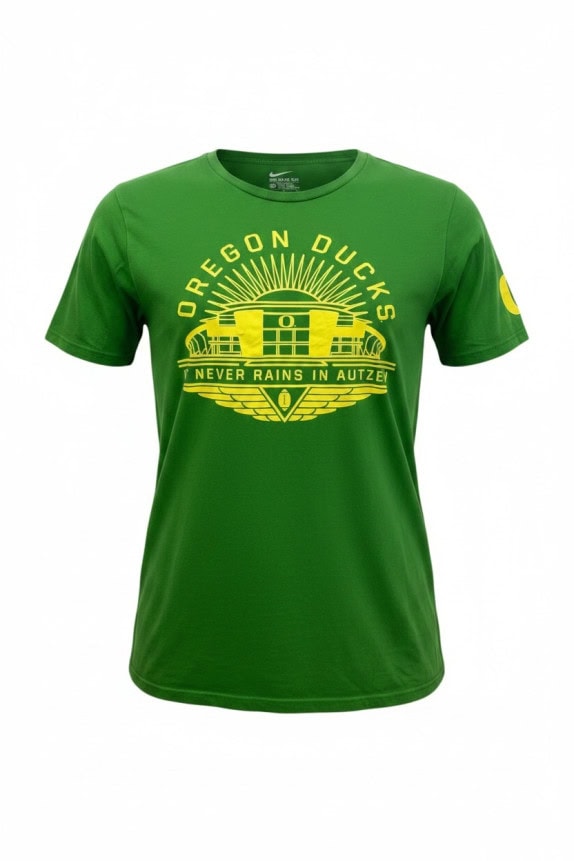NIKE GRAPHIC TEE ATHLETIC GREEN MEN PRE OWNED L