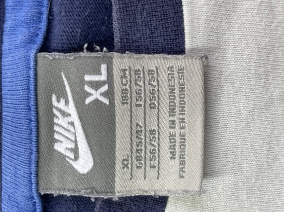 90s NIKE GRAPHIC TEE ΑΘΛΗΤΙΚΟ ΛΕΥΚΟ ΚΑΙ ΜΠΛΕ ΑΝΤΡΙΚΟ PRE OWNED XL