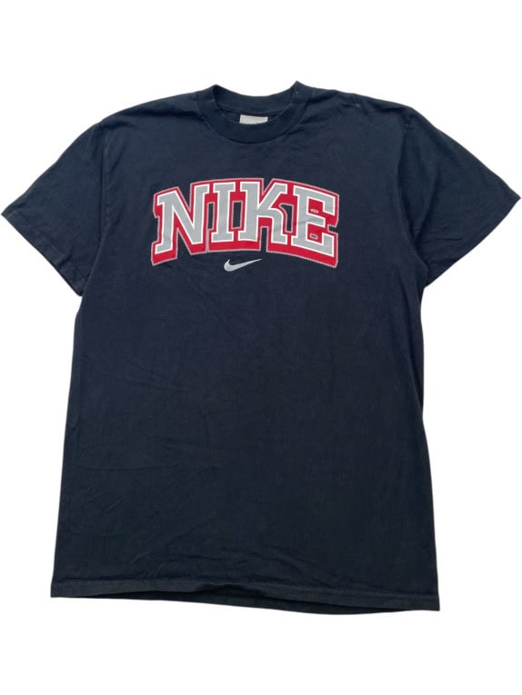 NIKE 90S GRAPHIC TEE COLLEGIATE NAVY MEN PRE OWNED M