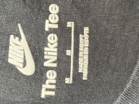 NIKE GRAPHIC TEE LOGO NERO UOMO PRE OWNED M