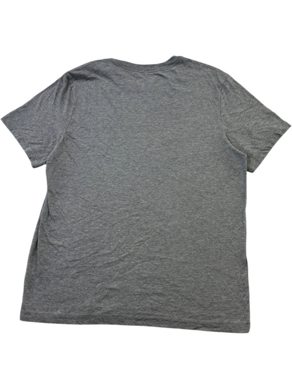 NIKE GRAPHIC TEE MELANGE GREY MEN PRE OWNED L