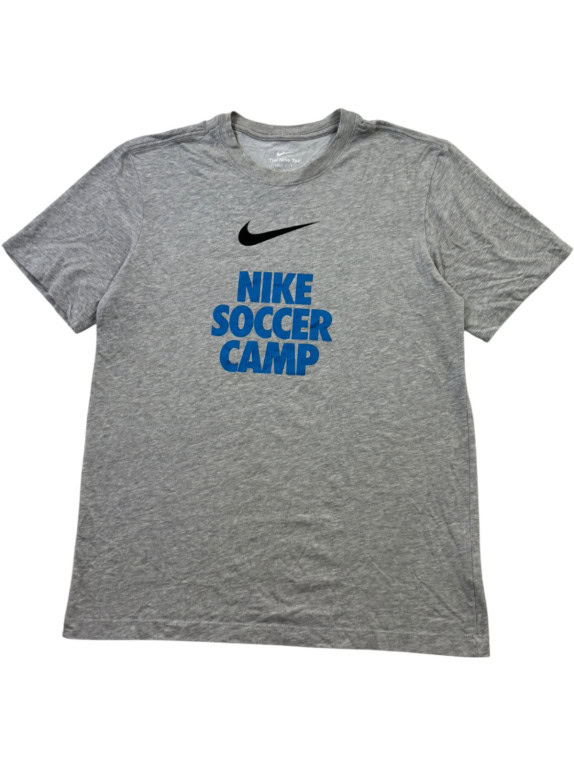 NIKE GRAPHIC TEE MINIMAL GREY MEN PRE OWNED M