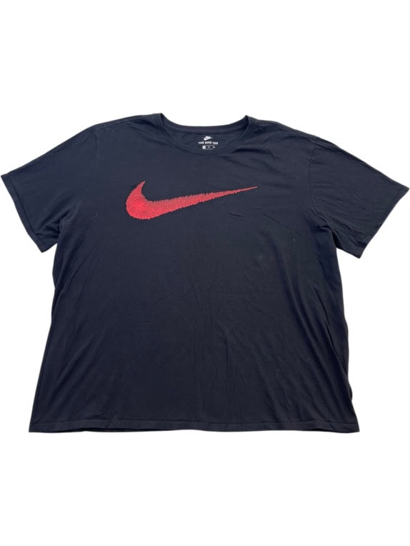 NIKE GRAPHIC TEE MINIMAL BLACK MEN PRE OWNED XL
