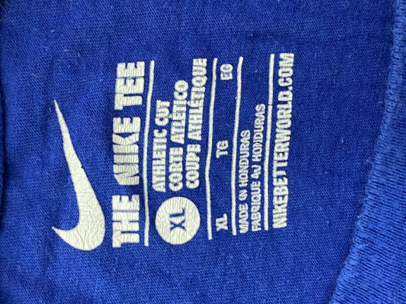 NIKE GRAPHIC TEE BLU UOMO PRE OWNED XL