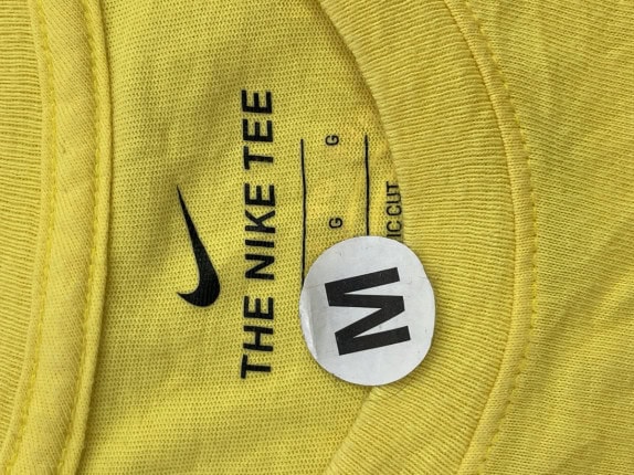 NIKE GRAPHIC TEE RACE OFFICIAL YELLOW ΑΝΤΡΙΚΟ PRE OWNED M