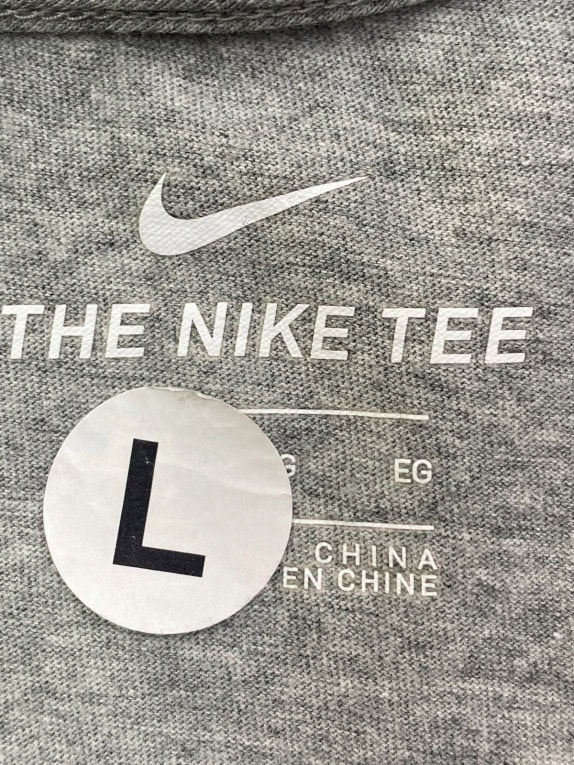 NIKE T SHIRT GRAPHIC RETRO GRIGIO UOMO PRE OWNED L
