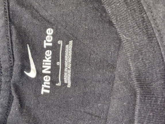 NIKE GRAPHIC TEE SPORTSWEAR NERO UOMO PRE OWNED L
