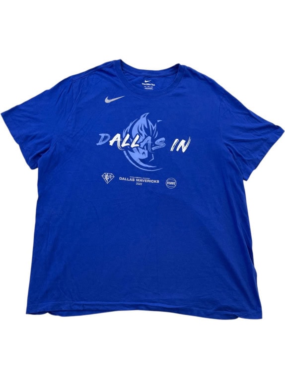 NIKE GRAPHIC TEE SPORTSWEAR BLUE MENS PRE OWNED L