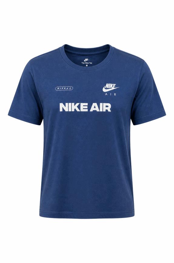NIKE GRAPHIC TEE SPORTSWEAR BLUE UOMO PRE OWNED XS
