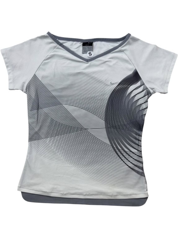 NIKE GRAPHIC TEE SPORTSWEAR GRIGIO DONNA PRE OWNED S