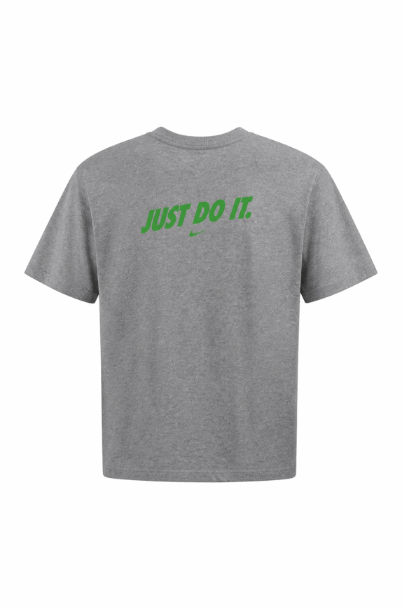 NIKE GRAPHIC TEE SPORTSWEAR GREY UNISEX PRE OWNED XL
