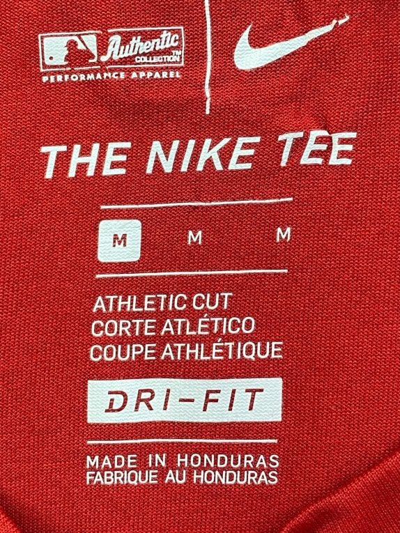 NIKE GRAPHIC TEE SPORTSWEAR RED MEN PRE OWNED M