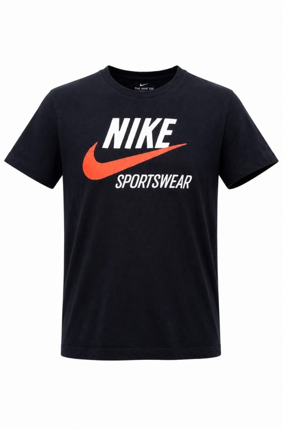NIKE T SHIRT GRAPHIC SPORTSWEAR NERO UOMO PRE OWNED S