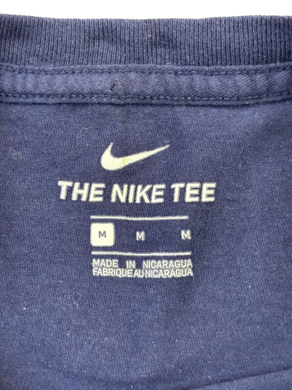 NIKE GRAPHIC TEE SPORTSWEAR NAVY MEN PRE OWNED M